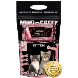 Menu CATTY Kitten - by MAX FAMILY - Croquettes sans céréales